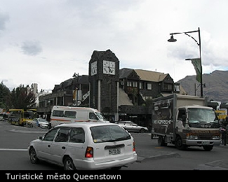 Turistické město Queenstown